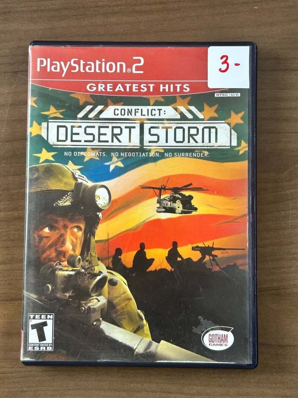 Conflict Desert Storm PS2 PlayStation 2 Complete CIB w/ Manual NTSC-U/C